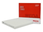 Filtro de Cabine Wega para Toyota Corolla 1.6 16V 1992 1993 1994 1995 1996 1997 1998 1999 2000 2001 2002 2003 2004 2005 2006 2007 - Cód. AKX1963